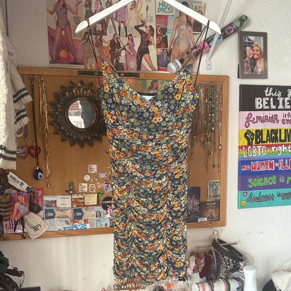 Urban Outfitters Multicolor Floral Mini Dress